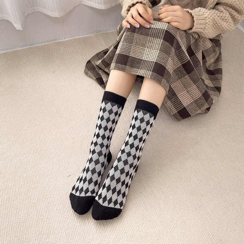 5-pak Skarpetki damskie bawełniane vintage 35-38