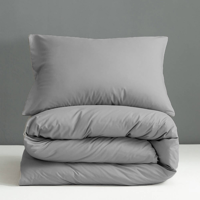 Pościel bawełniana 140x200 2 el. Light Grey M1420/B-02