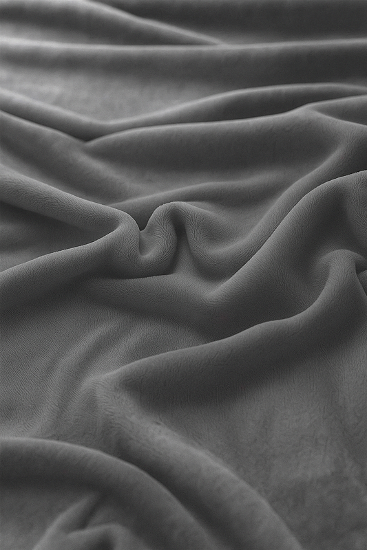 Prześcieradło pluszowe z gumką MIŚ ciemne szare 200x220