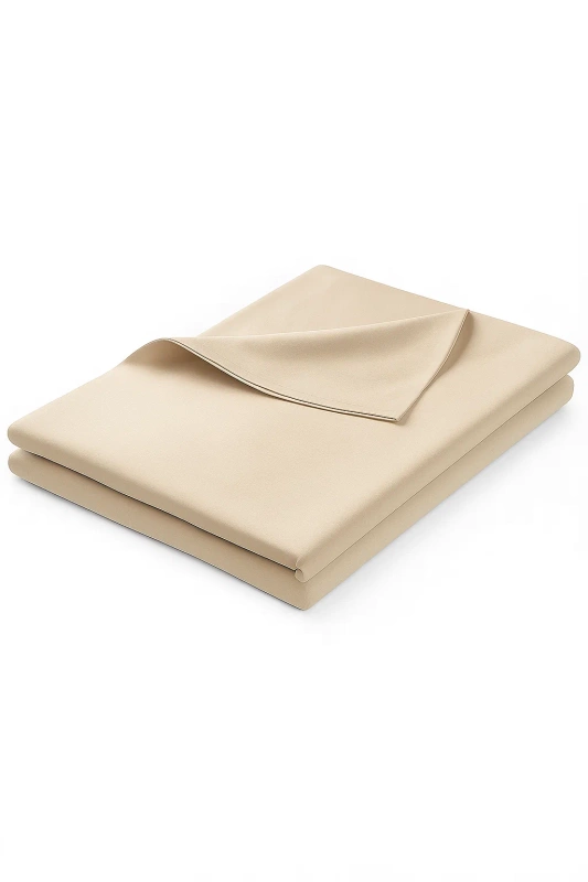 Prześcieradło tradycyjne beżowe 160x210