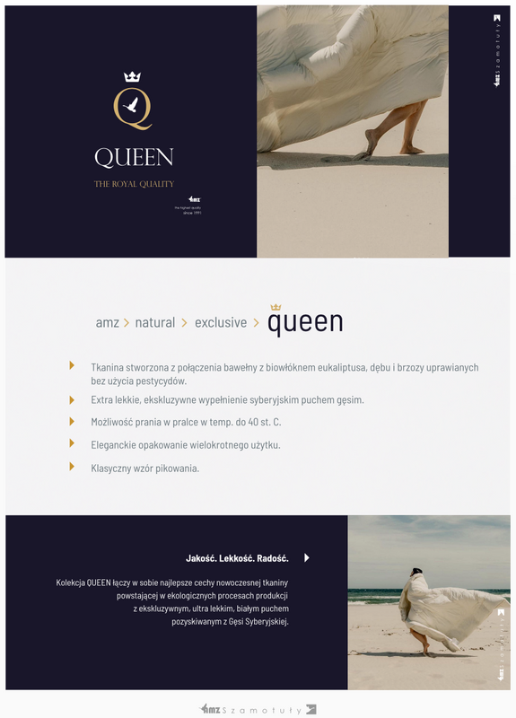 Kołdra 200x200 całoroczna naturalna puchowa QUEEN