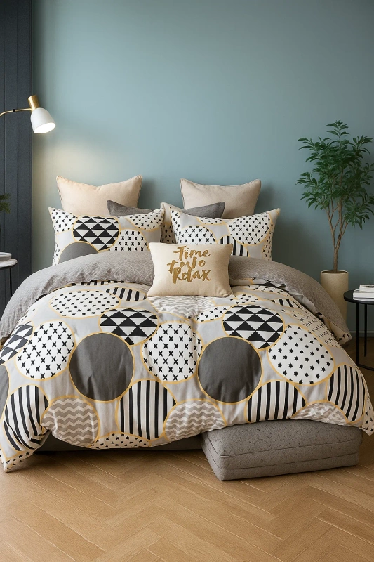 Pościel bawełniana 200x220 3 el. Casanova B-1429