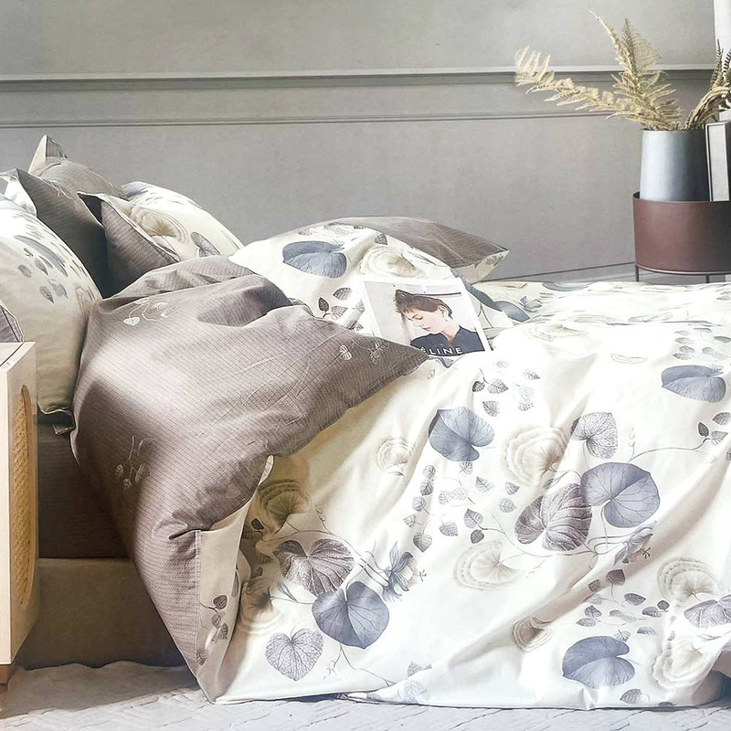 Pościel bawełniana 160x200 3 el. Plum M1624