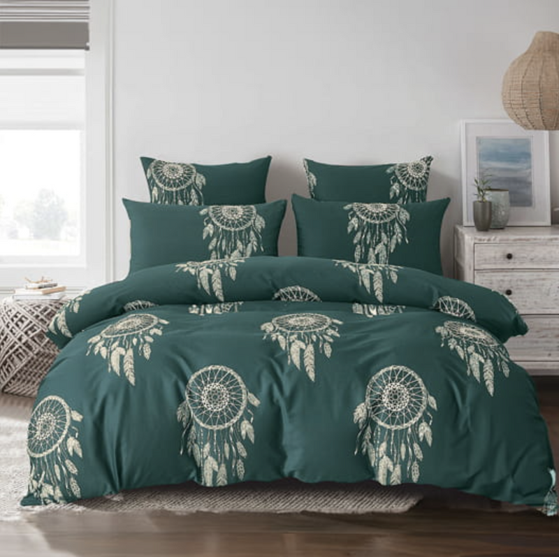 Pościel bawełniana w łapacze snów 180x200 3 el. M1694