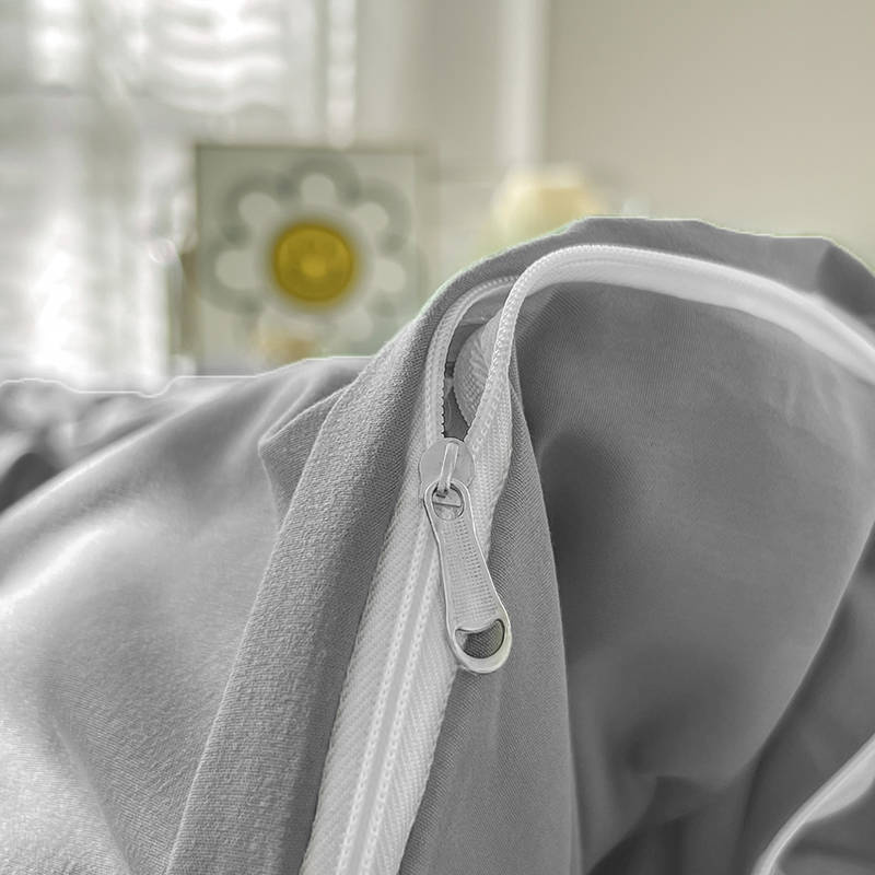 Pościel bawełniana 140x200 2 el. Light Grey M1420/B-02