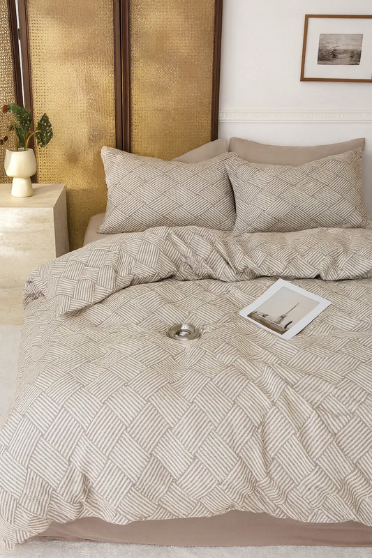 Pościel bawełniana 200x220 3 el. Cynthia B-1643