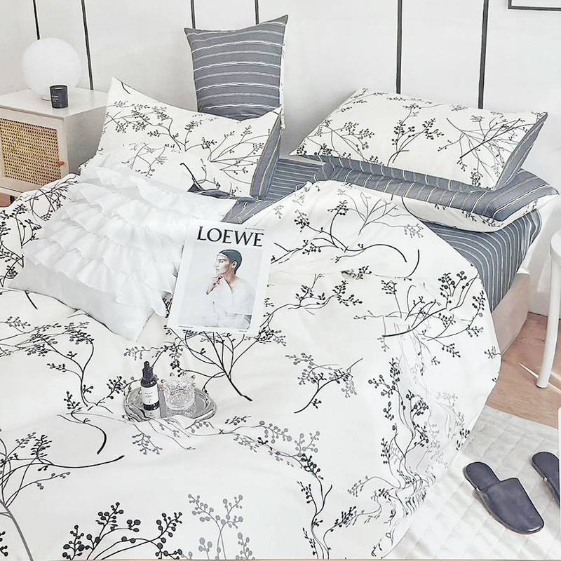 Pościel bawełniana 160x200 3 el. Crux B-1384