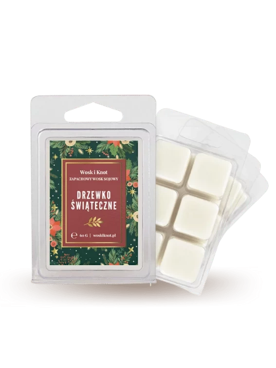 Wosk zapachowy sojowy do kominka DRZEWKO ŚWIĄTECZNE