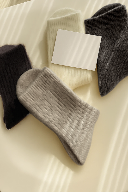 5-pak Skarpetki wełniane długie z wełny merynosa 35-38