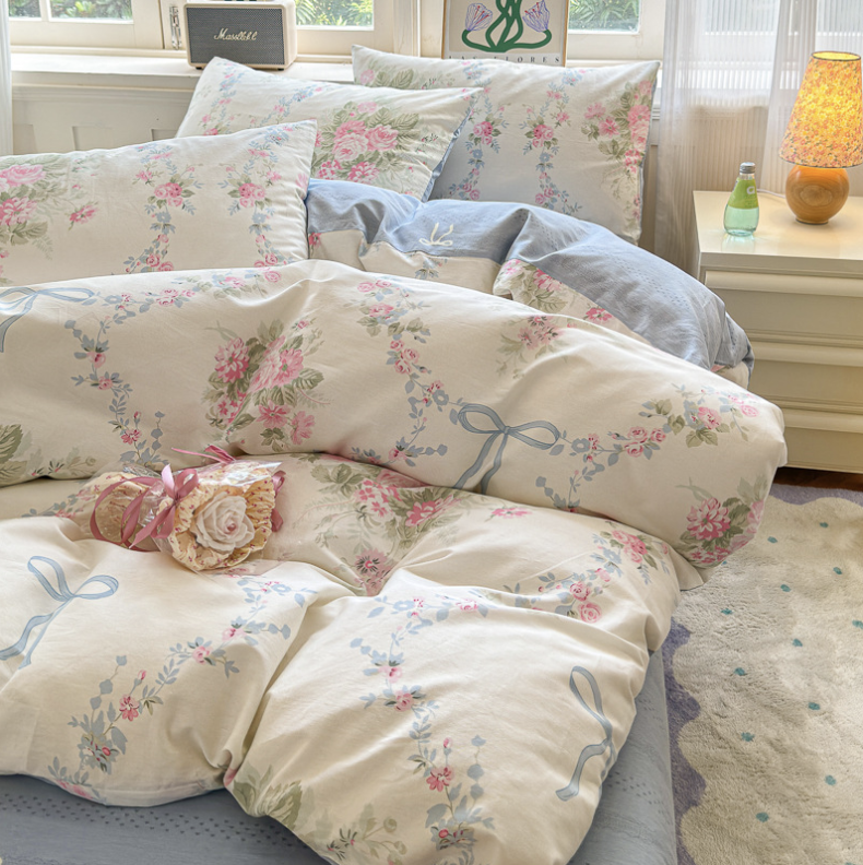 Pościel bawełniana 160x200 3 el. Mell M1886