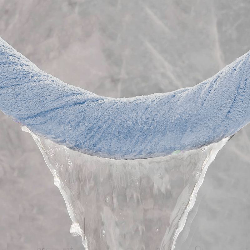 Ręcznik kąpielowy MIKRO błękitno szary z mikrofibry 70x140 szybkoschnący