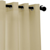 Zasłona beżowa na przelotkach 140x250