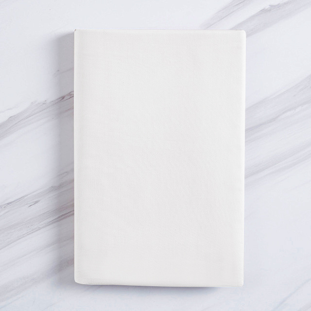 Prześcieradło z gumką bawełniane białe 160x200