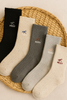 5-pak Skarpetki damskie bawełniane długie z falbanką Messy 35-38