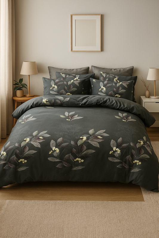 Pościel w kwiaty 200x220 4 el. A079