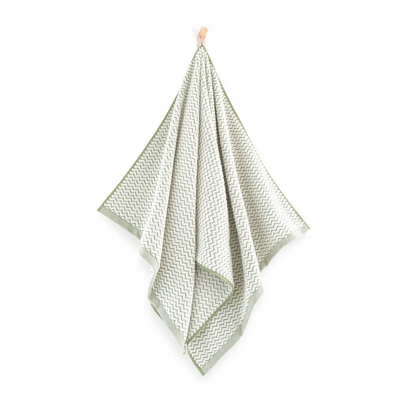 Ręcznik kąpielowy zielony łazienkowy 50x100 500gsm LAHTI