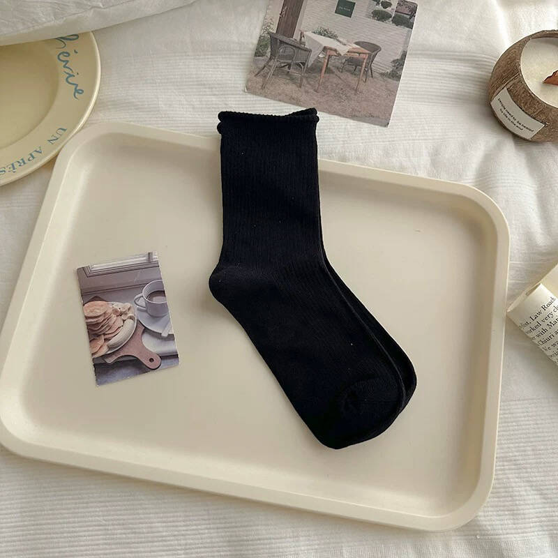 5-pak Skarpetki bawełniane bezuciskowe damskie PASTEL 35-38