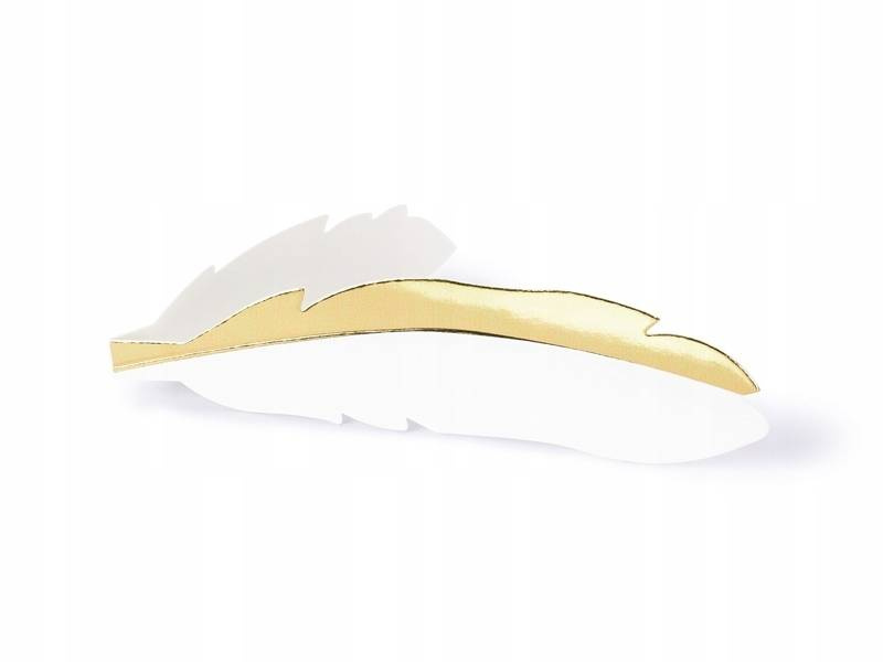 Wizytówki na stół PIÓRKA 10 sztuk