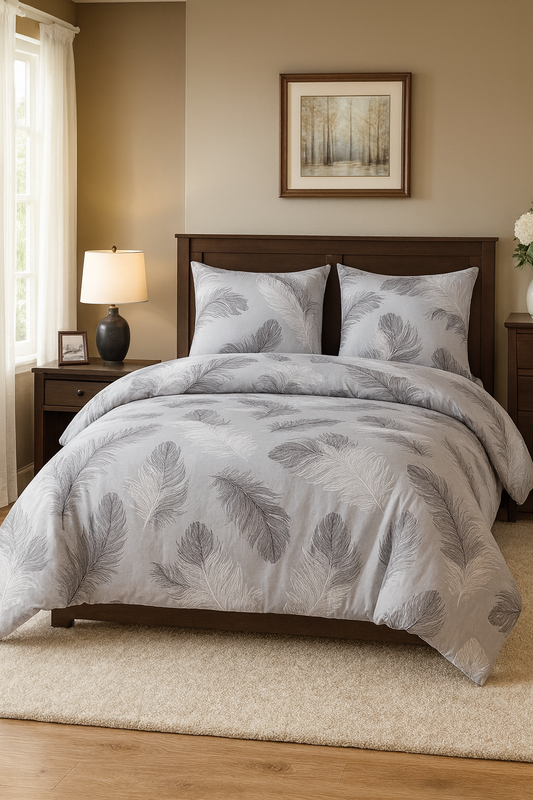 Pościel bawełniana 200x220 3 el. Melora M2038