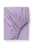 Prześcieradło z gumką lawendowe jasne fioletowe 200x220