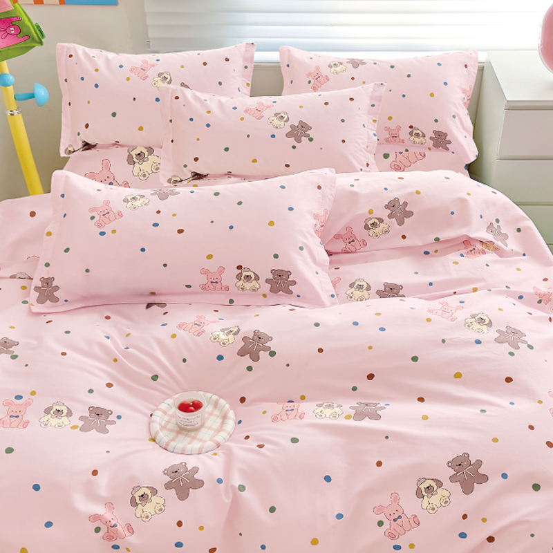 Pościel bawełniana 140x200 2 el. Plushy M1853