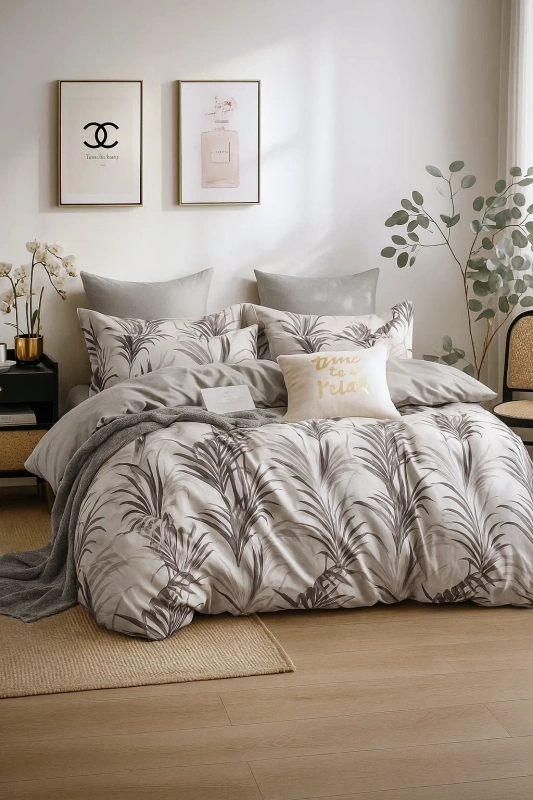 Pościel bawełniana 200x220 3 el. Renne M1471/B-1435