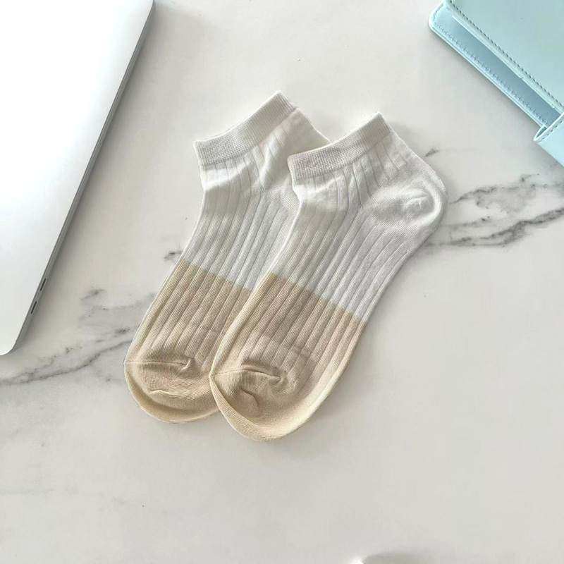 5-pak Skarpetki damskie bawełniane krótkie PASTEL DUO 39-42