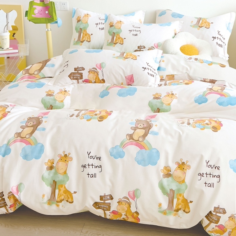 Pościel bawełniana 140x200 2 el. Rainbow Travelers M1789