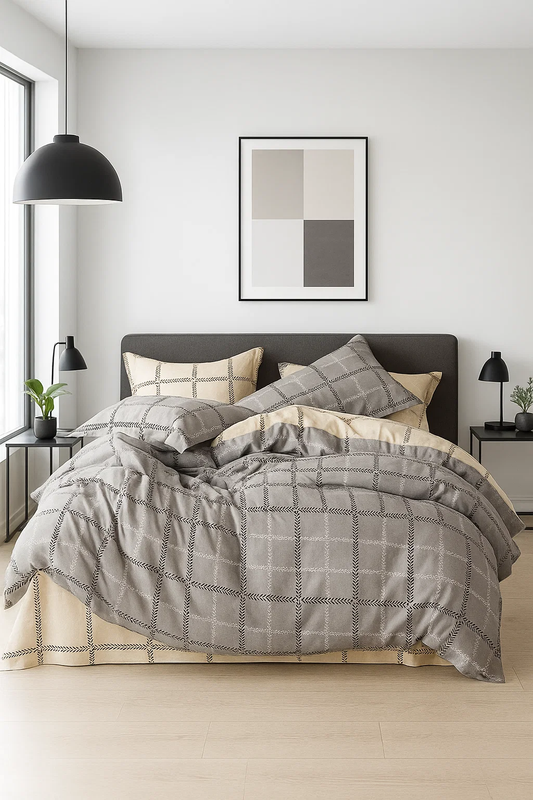 Pościel bawełniana 160x200 3 el. Casey B-1626