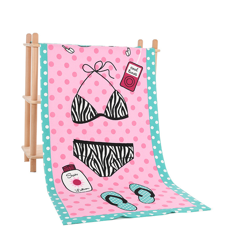 Ręcznik plażowy szybkoschnący z mikrofibry 70x140 COOL TUNES