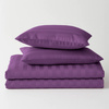 Pościel fioletowa w pasy 200x220 4 el. Kim Purple