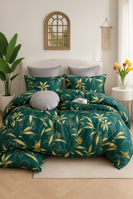 Pościel bawełniana 200x220 3 el. Amazonka B-1439