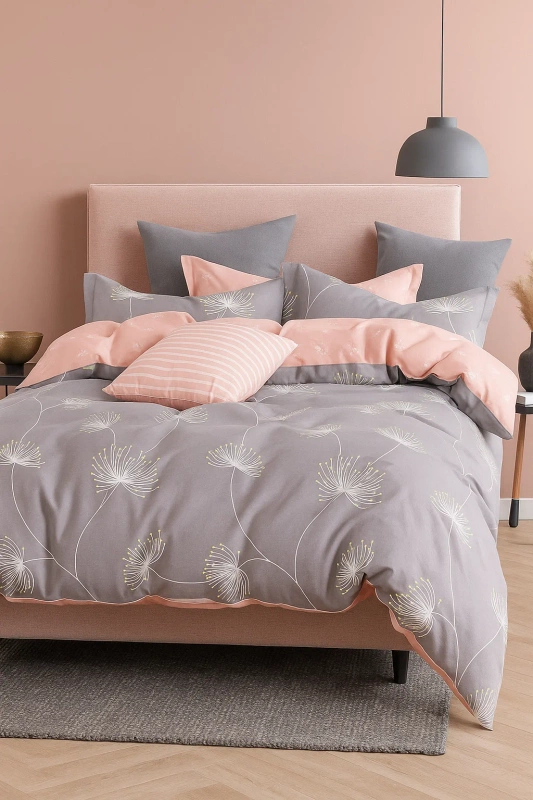 Pościel bawełniana 160x200 3 el. Shelby M1138