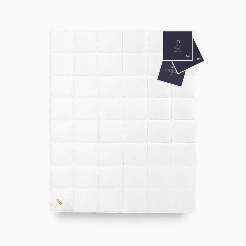 Kołdra 200x200 całoroczna naturalna puchowa PREMIUM GOLD CITY 