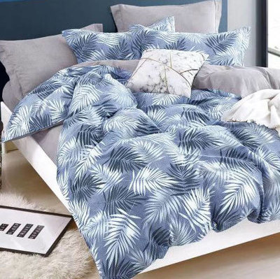 Pościel bawełniana 160x200 3 el. Blue Lagoon M1225