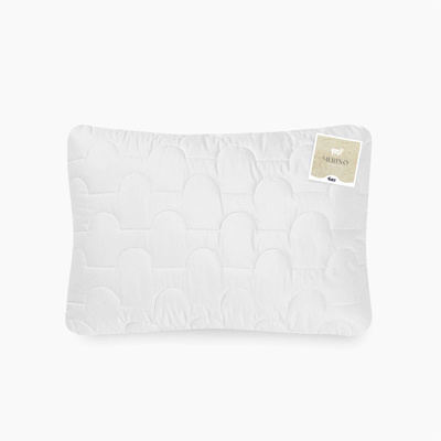 Poduszka pikowana 50x70 naturalna wełniana MERINO