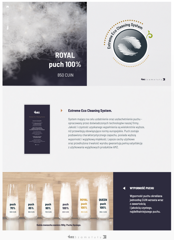 Poduszka 50x60 naturalna puchowa 100% ROYAL