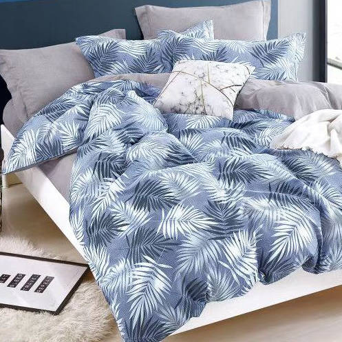 Pościel bawełniana 160x200 3 el. Blue Lagoon M1225