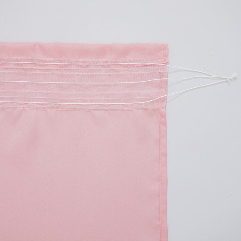 Zasłona jasna różowa na taśmie 140x250