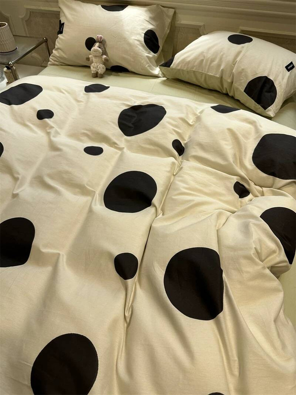 Pościel bawełniana 160x200 3 el. Looney M1829