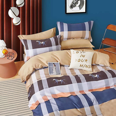 Pościel bawełniana 160x200 3 el. Oliver B-1330