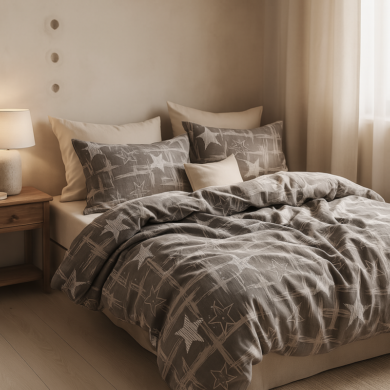 Pościel bawełniana 160x200 3 el. Cosma B-1628