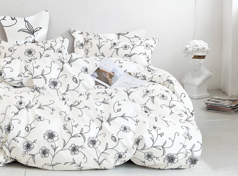 Pościel bawełniana 160x200 3 el. Blossom M1521