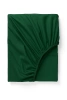 Prześcieradło z gumką butelkowe zielone 180x200