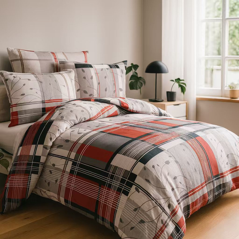 Pościel bawełniana 160x200 3 el. Lidia B-448