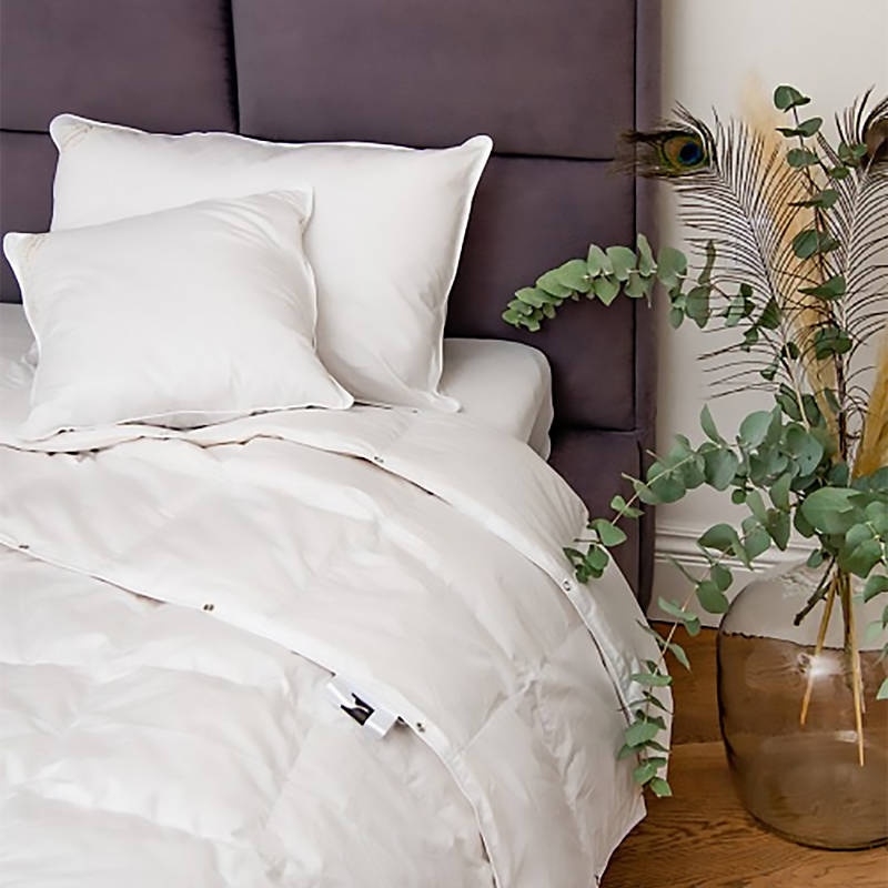 Poduszka 3-komorowa 50x70 puchowa bambusowa naturalna 100% DREAM