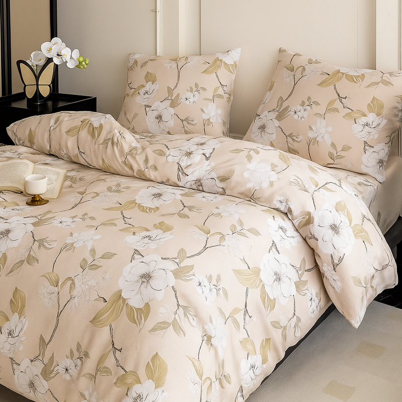 Pościel bawełniana 160x200 3 el. Esmeralda M1974