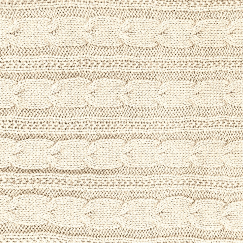 Poszewka na poduszkę dekoracyjna sweter kremowa 45x45cm