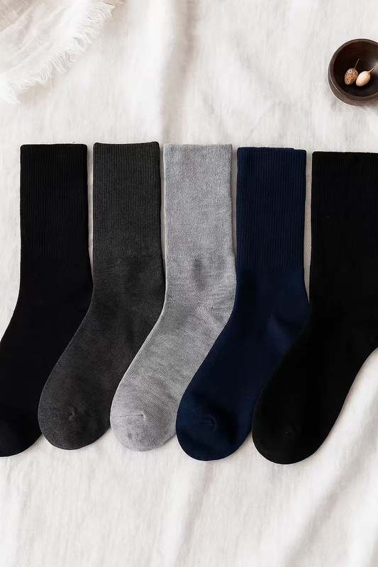 5-pak Skarpetki męskie unisex wełniane długie z wełny merynosa 39-42