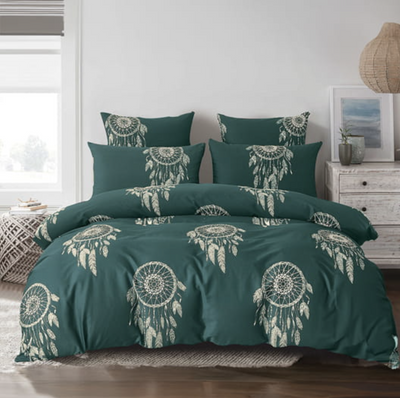 Pościel bawełniana w łapacze snów 180x200 3 el. M1694